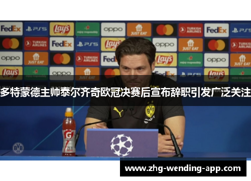 多特蒙德主帅泰尔齐奇欧冠决赛后宣布辞职引发广泛关注 多特蒙德主帅泰尔齐奇欧冠决赛后宣布辞职引发广泛关注